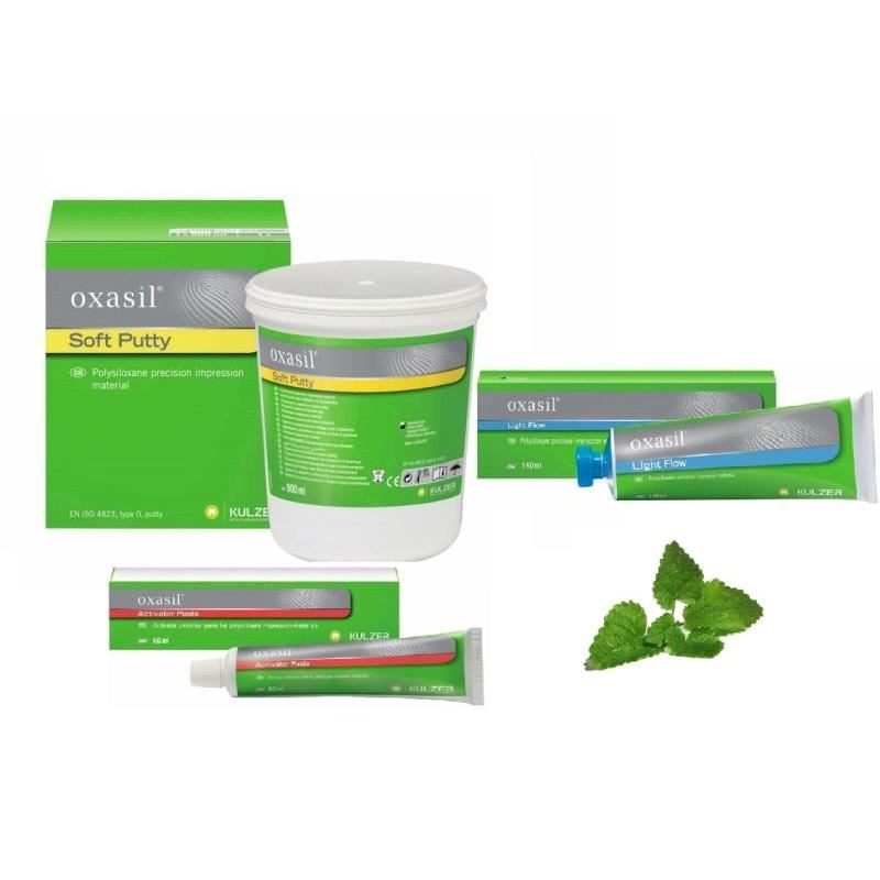 Kulzer Oxasil Set (Oxasil Soft Putty + Very Light Flow + Activator) Optosil takım