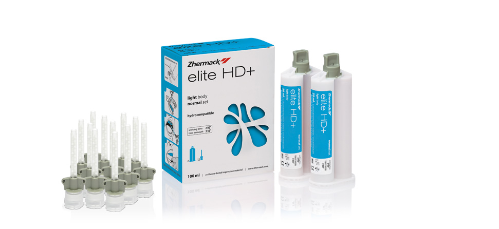 Zhermack Elite HD+ Light Body Normal Set 2x50 ml - Hidrofilik Düşük Vizkoziteli A Silikon