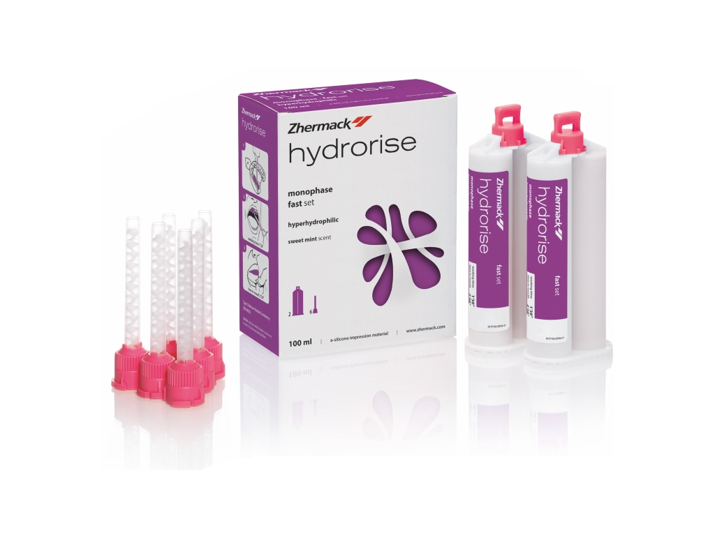 Zhermack Hydrorise Maxi Monophase Fast Set - A Silikon Ölçü 2x380ml