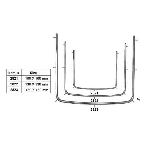 Rubber Dam Frame 15 X 15 Mm Rubberdam
