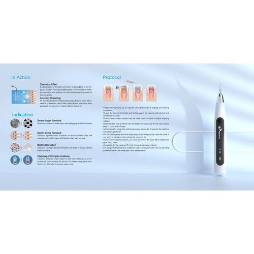 EIGHTEETH Ultra X - Ultrasonik Irigasyon Aktivasyon Cihazı - XPEDENT MOBİL DENTAL FOTOĞRAF ADAPTÖRÜ HEDİYELİ