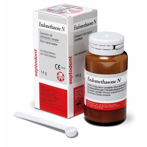 Septodont Endomethasone N Kk Kanal Dolgu Pat 14 gr  Antibakteriyel ve Radyopak Kanal Dolgu Malzemesi