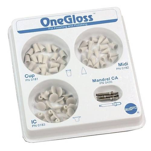 SHOFU OneGloss Set Tek A�amal� Kompozit Cila Seti