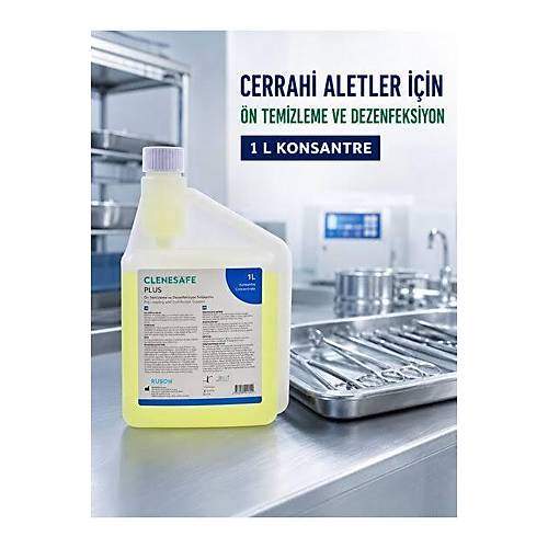 Ruson Cleansafe Plus 1 Litre � Konsantre Dental ve Medikal Alet Dezenfektan�
