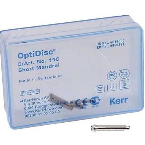 Kerr Optidisc Standart Mandrel  Polisaj Diskleri in Uyumlu Mandrel