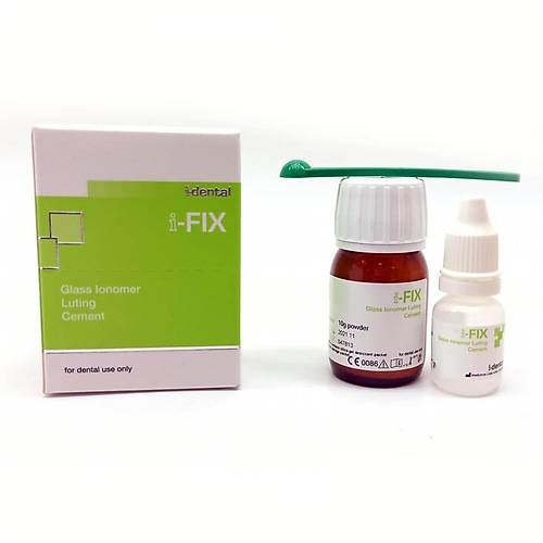 I-DENTAL I-FIX Cam İonomer Dolgu Simanı 20 g Toz + 10 ml Likit
