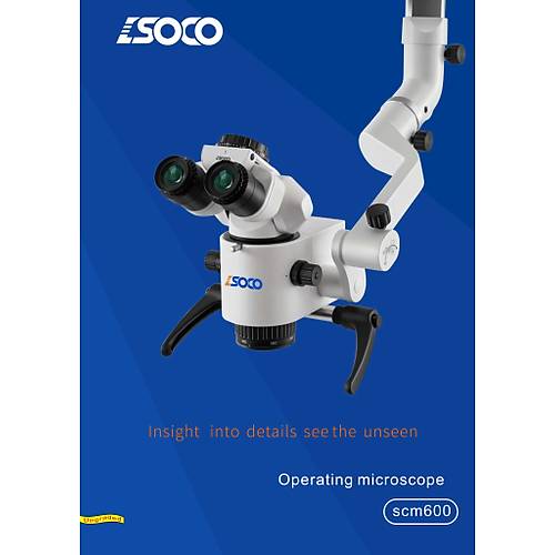 Soco SCM600 Serisi Cerrahi Mikroskop 4K Kamera