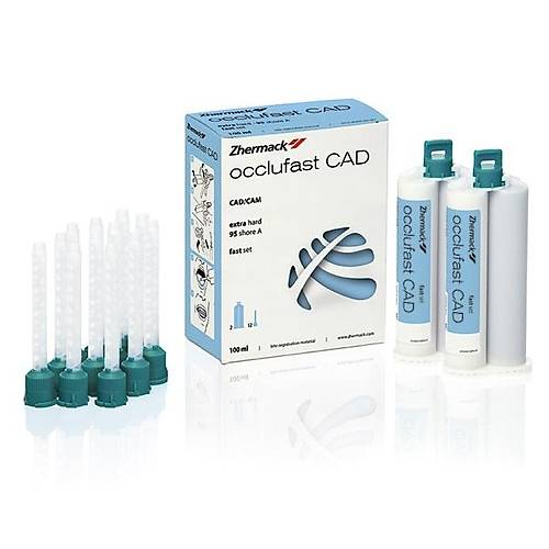 Zhermack Occlufast Cad 2x50 ml - Cad Cam Sistemleriyle Kullan�lan Kapan�� �l��s� A Silikonu