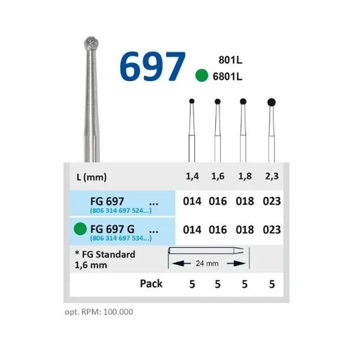 Rond Elmas Frez, Uzun �aftl� - FG 697