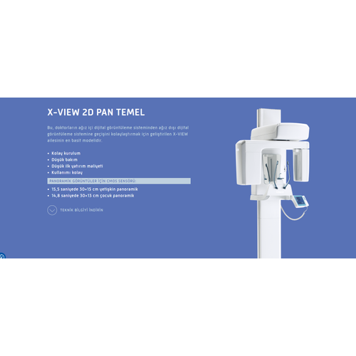 Trident X-VIEW 3D Tomografi Rntgen Cihaz