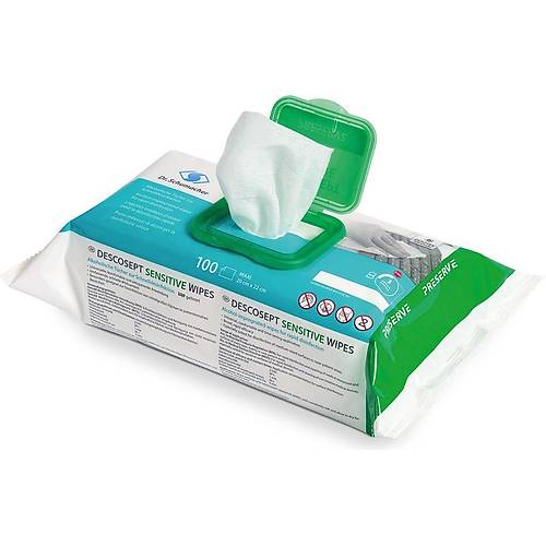 Dr. Schumacher Descosept Sensitive Wipes Y�zey Dezenfektan Mendili