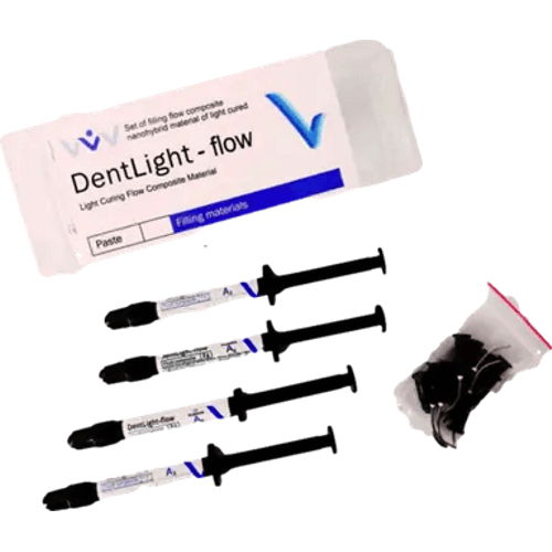 Vladmiva Dentlight Flow Akkan Kompozit A2  Yksek Akkanlk ve Estetik Uyum
