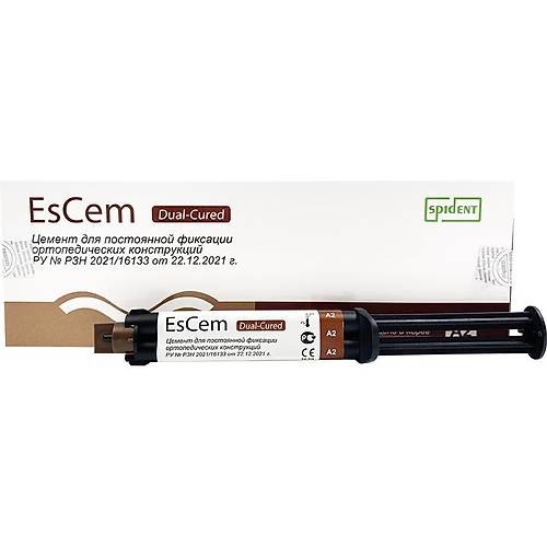 Spident EsCem Self Adeziv Dual Cure Rezin Siman A2  Gl Yaptrma ve Estetik Sonular