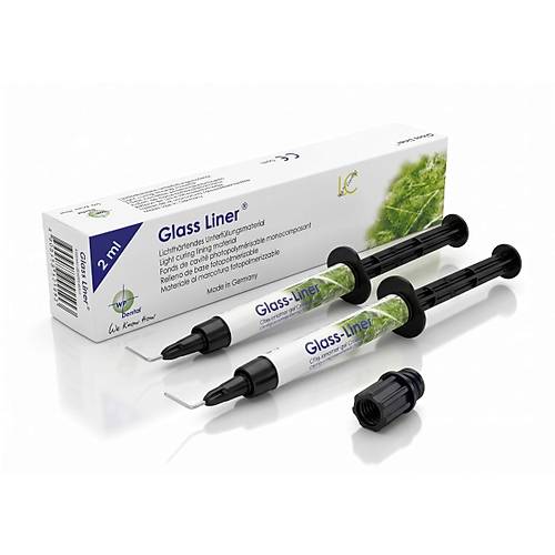 WP DENTAL Glass Liner Radyopak ve I��kla Sertle�en Ak��kan Cam �onomer Kaide Maddesi 2 x 2ml