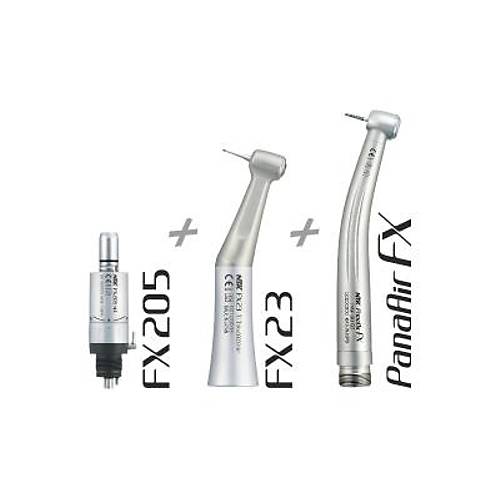 NSK PanaAir FX Aerat�r & FX23 Anguldruva & FX205 Haval� Mikromotor 3'l� ��renci Seti