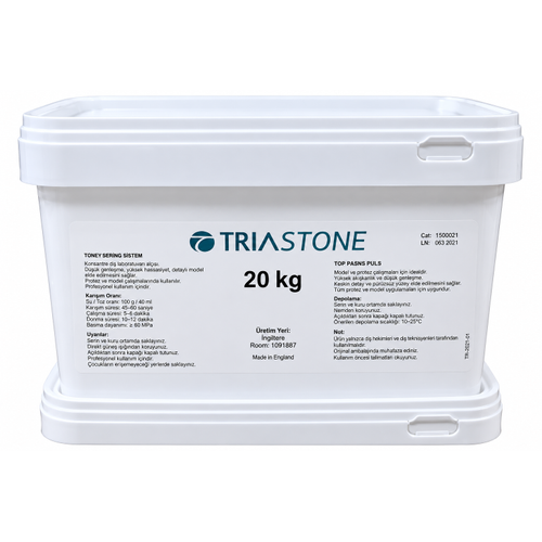 GC Tria Stone Tip 4 Sert Al�� 20 kg � Dental Model Al��s�