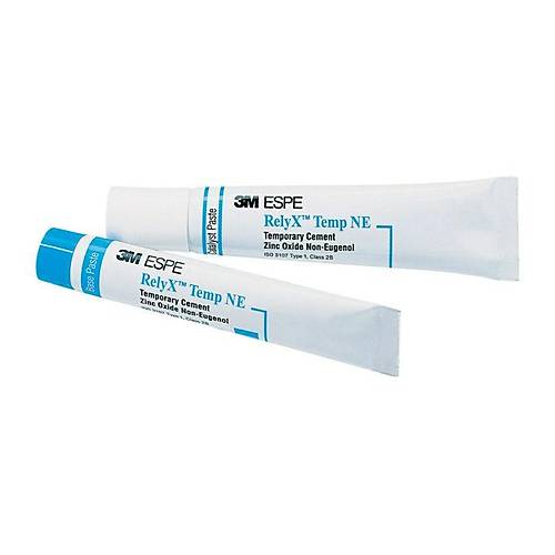 3M RelyX Temp NE jenol iermeyen inko Oksit Geici Siman - Refill: 1 Baz Pasta 30 g, 1 Katalizr 13 g, 1 Kartrma Pedi