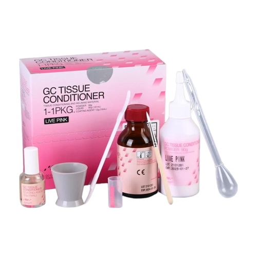 GC Tissue Conditioner  Yumuak Besleme Akrilik Astarlama Materyali Live Pink