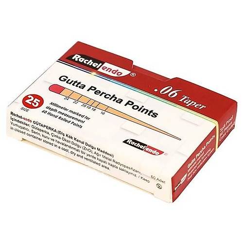 Rachel Paper Points .06 Taper  Endodontik Kanal Kurulama Konlar