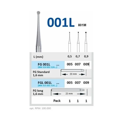 Rond Frez, �nce - Mikropreperasyon - FG 001L