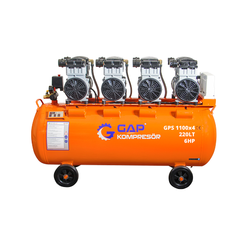 GAP 6HP 220 Lt Sessiz ve Yasz Hava Kompresr  Dental Klinik Kompresr