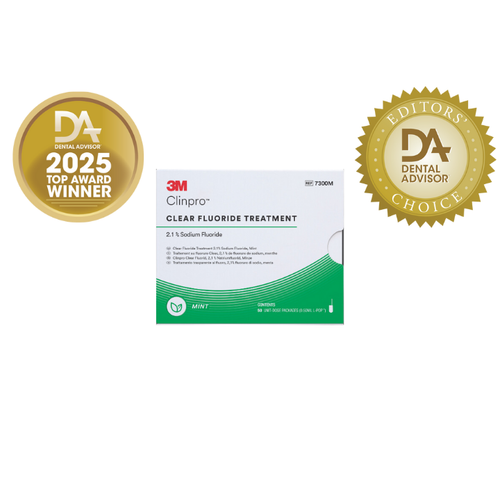 3M Clinpro Clear Florr Tedavisi, Tek Kullanmlk 50 Adet L-Pop Nane Aromal, 7300M