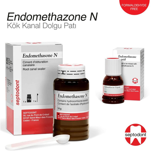 Septodont Endomethasone N Kanal Dolgu Pat� Toz + Likit Set