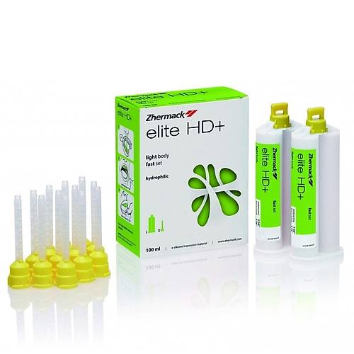 Zhermack Elite HD+ Light Body Fast Set 2x50 ml - Hidrofilik D���k Vizkoziteli A Silikon