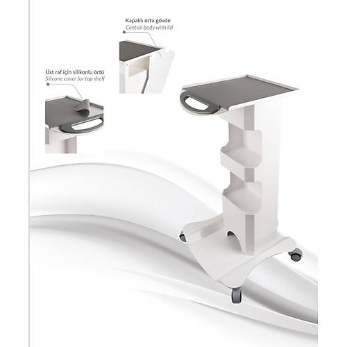 �ron Profilaksi Sehpa HPS-01 Dental Airflow, Kavitron ve Lazer Cihaz� Sehpas�