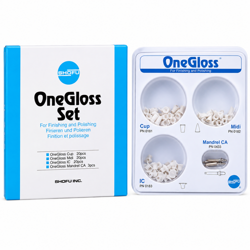 SHOFU OneGloss Set Tek A�amal� Kompozit Cila Seti