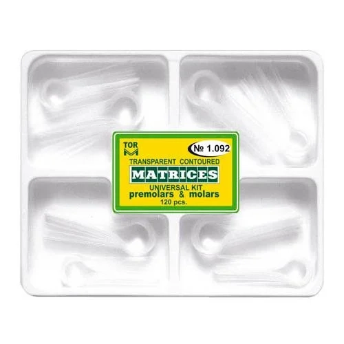 Tor VM effaf Konturlu Matrix Kiti (Molar ve Premolar iin) Universal No: 1.092  Di Hekimi Restorasyon Kiti