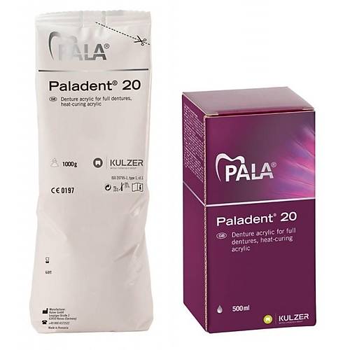 Heraus Kulzer Paladent 20 1 kg Scak Akrilik + 500 ml Likit