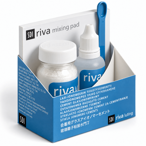 SDI Riva Luting Cam Ionomer Yap��t�rma Siman� 35 gr Toz / 25 gr Likit