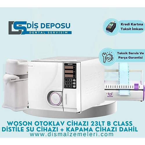 WOSON 23 Lt Otoklav +Yazc Trke Men - (Distile Ve Kapama Cihaz) Dahil