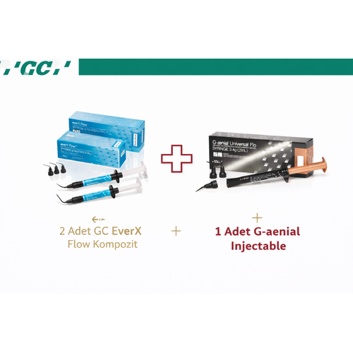 GC 2 Adet everX Flow Kompozit 2 ml + G-aenial Injectable Refil Set Kampanya