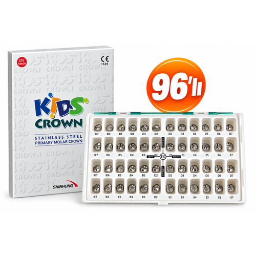 Shinhung Kids Crown P�K Molar Set 96'l�