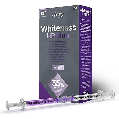 Fgm Whiteness HP Blue Calcium - %35 Hidrojen Peroksit ieren HP Mavi Kalsiyum Di Beyazlatma Kiti