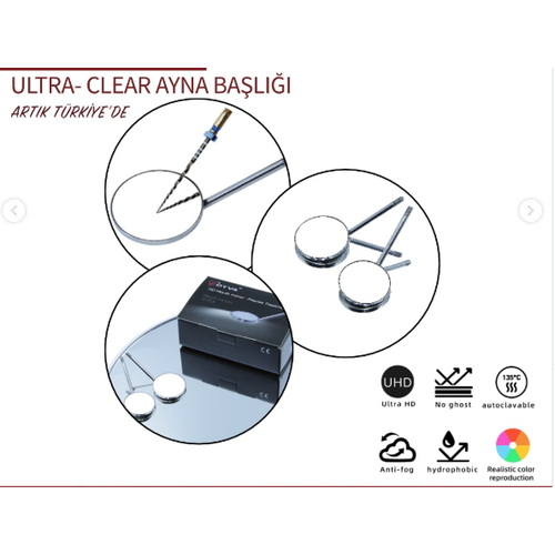 Royva Ultra-Clear Dental Ayna Ba�l��� 12'li