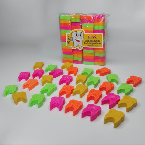 Di� �eklinde Silgi Di� Hekimi Hediyelik Silgi 60'l�