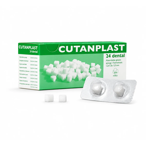 CUTANPLAST Dental Steril Hemostatik Jelatin S�nger 24 Adet