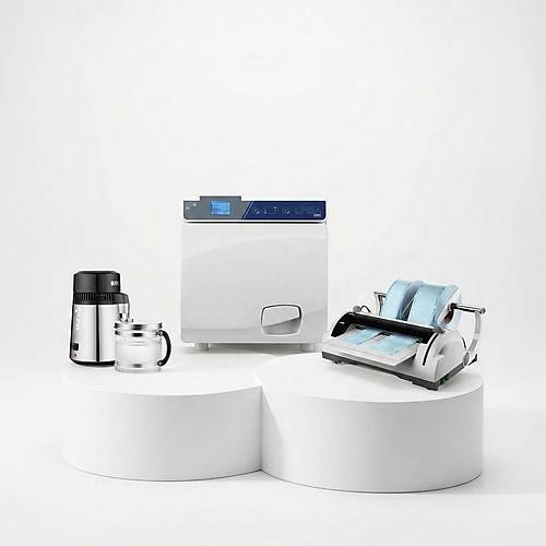 Fomos Linea B Class 22-23 Lt Otoklav + Distile Su + Paketleme Cihaz� Seti