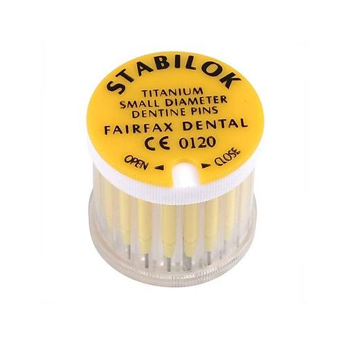 Stabilok Dentin Pimi / Dentin Pini (Turuncu-Sar)  Yksek Kaliteli Kanal Stabilizasyonu in