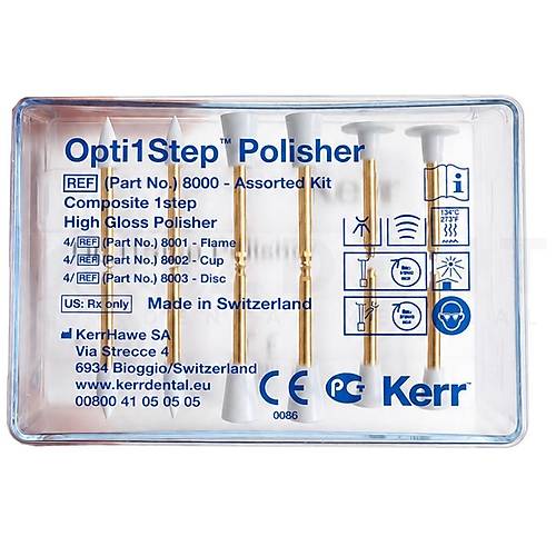 Kerr Opti1Step REF 8000 Kompozit Parlatma Lasti�i Asorti Kit