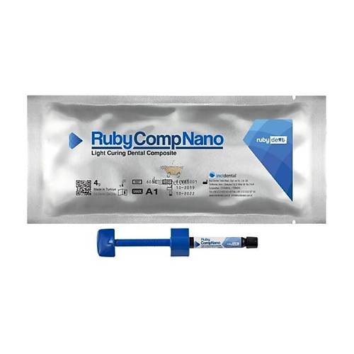 RubyDent Ruby Comp Nano Hibrit Kompozit 4 gr A1  Estetik ve Dayankl Kompozit Dolgu