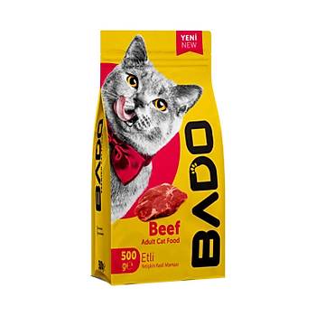 Bado Kedi Mamas Etli Yetikin Kuru 500 gr x 3 Adet