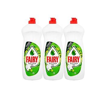 Fairy Bulak Deterjan Elma 650 ml x 3 Adet