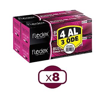 Flodex Buzdolab Poeti Orta Boy 20 li (24x38 cm) 4 l x 8 Paket