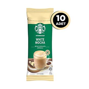 Starbucks White Mocha Premium Kahve Karm 24 Gr X 10 Paket