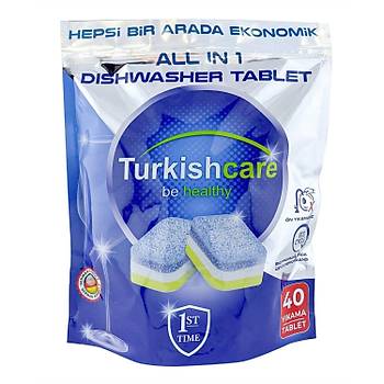 Turkishcare Bulak Makinesi Tableti 40 l x 2 Ad + Ar Ya Skc Sprey 500 ml 