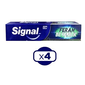 Signal Ferah Beyazlk 50 ml Di Macunu x 4 Adet